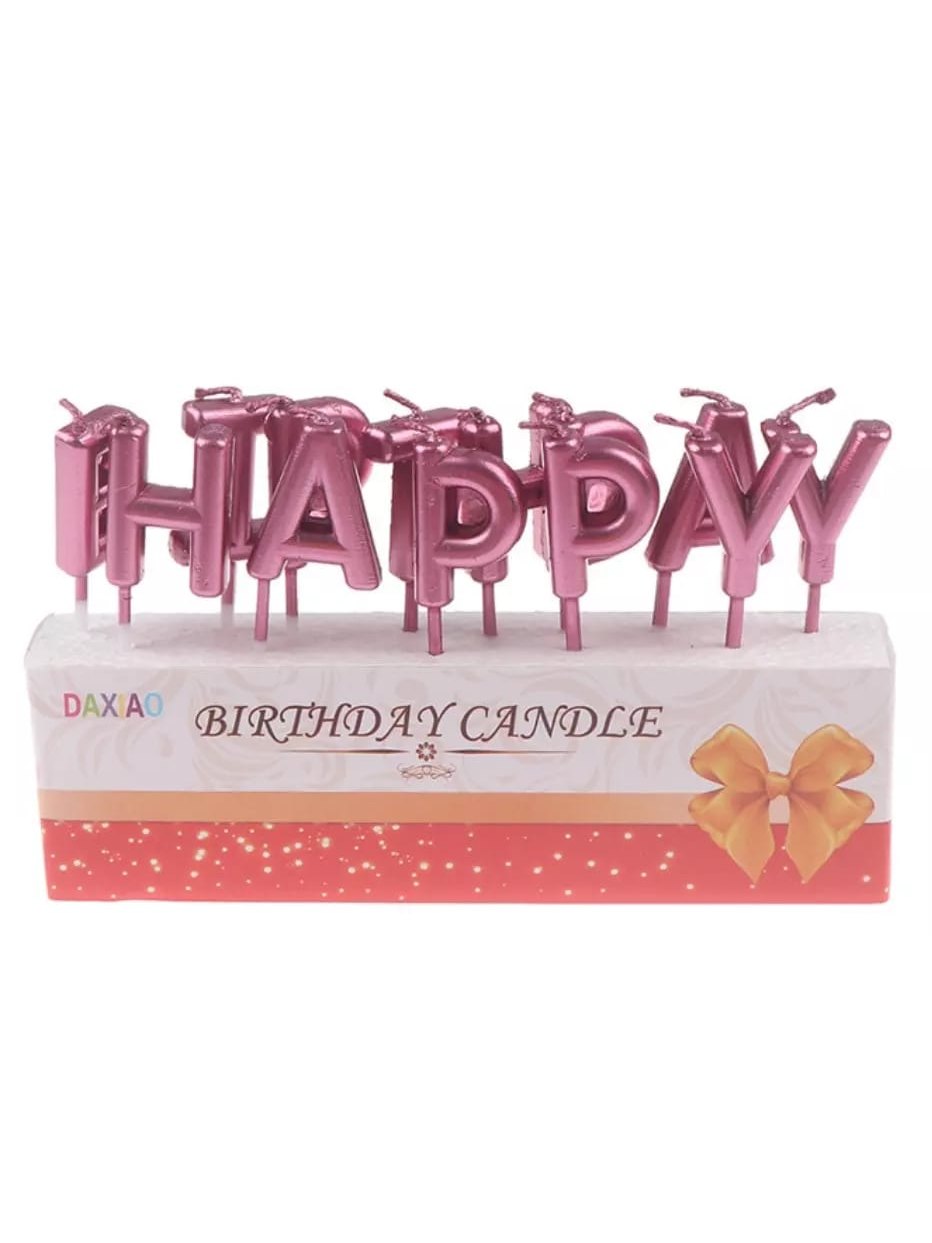 Happy Birthday Shinning Candles ( Available in 4 colors)