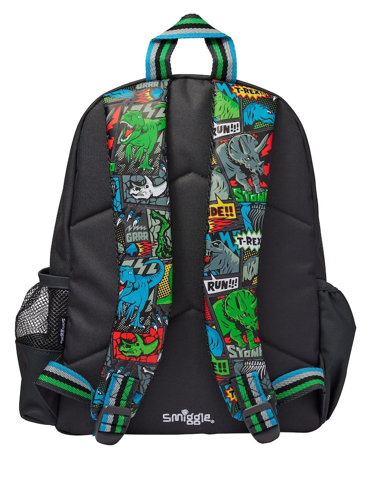 Smiggle Grey Junior Happy Tales character Backpack 14 inches