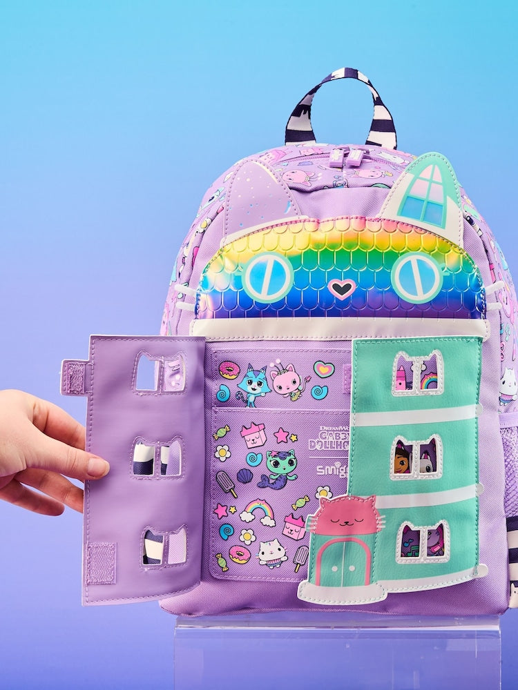 Smiggle Gabby's Dollhouse Junior Character Backpack 14 inches
