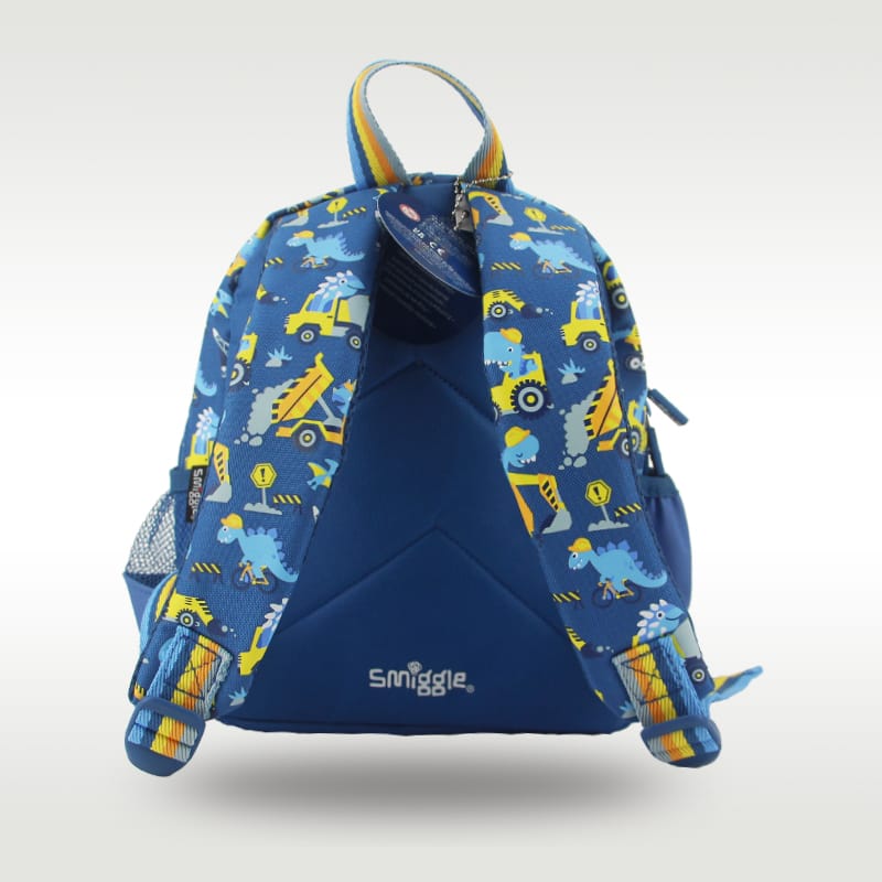 Smiggle Dinosaur Construction Teeny Tiny backpack - 10"