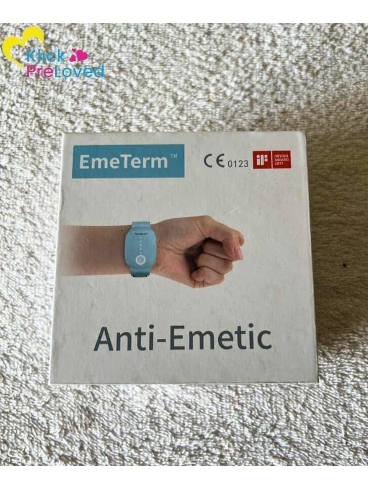 PreLoved EmeTerm Anti-Nausea Re-chargeable Wrist Band (Gently Used)