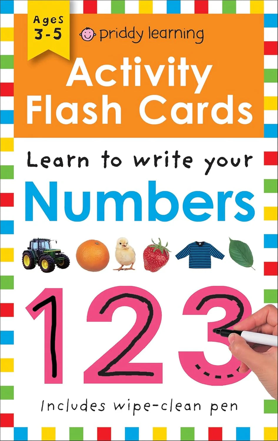 Numbers Activity Flash Cards, Age 3-5yrs