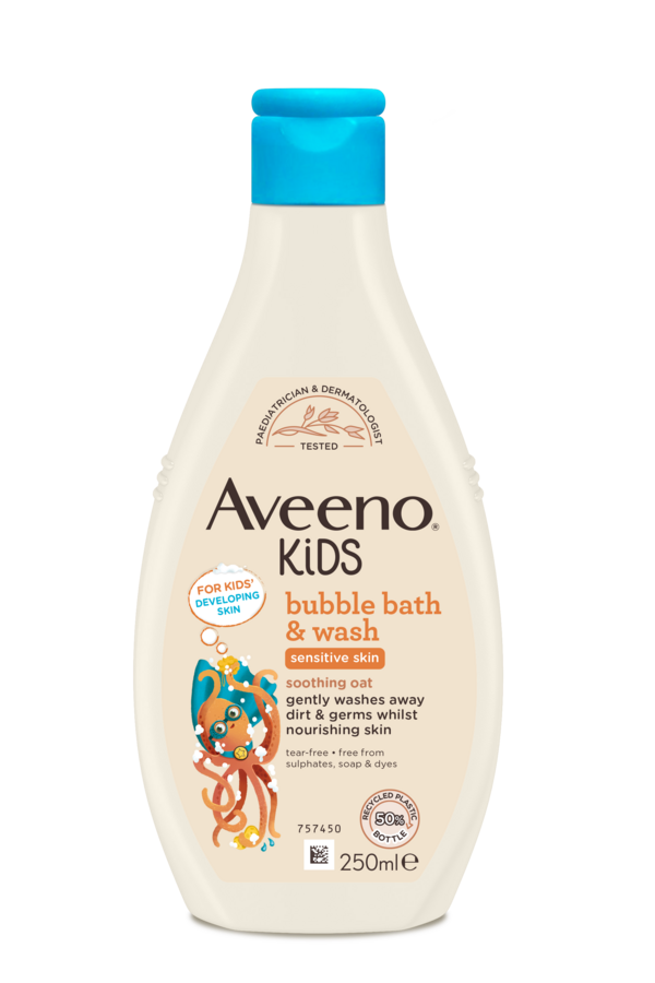 Aveeno Kids Bubble Bath & Wash - 250ml