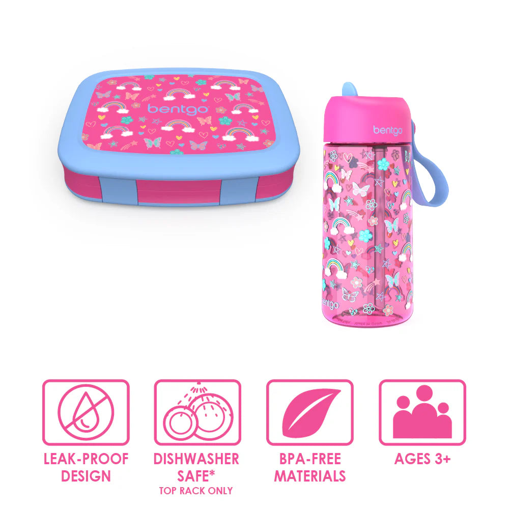Bentgo Kids Leak- Proof Bento Box & Water Bottle (2 colors available)