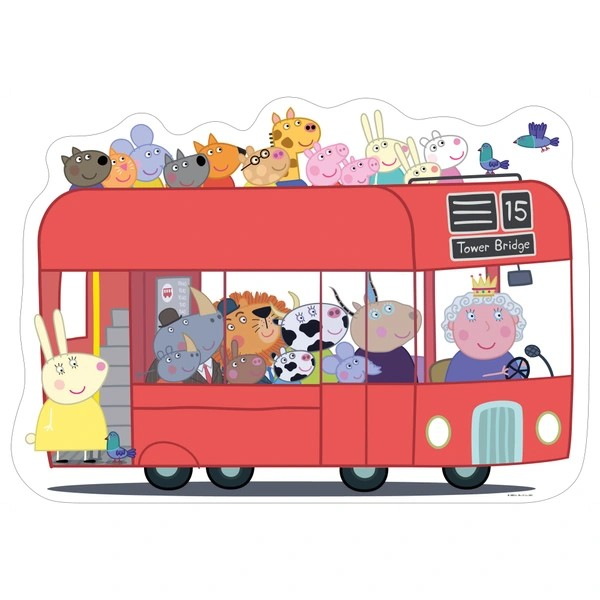 Ravensburger Peppa Pig Floor Puzzle London Bus 24 Pieces
