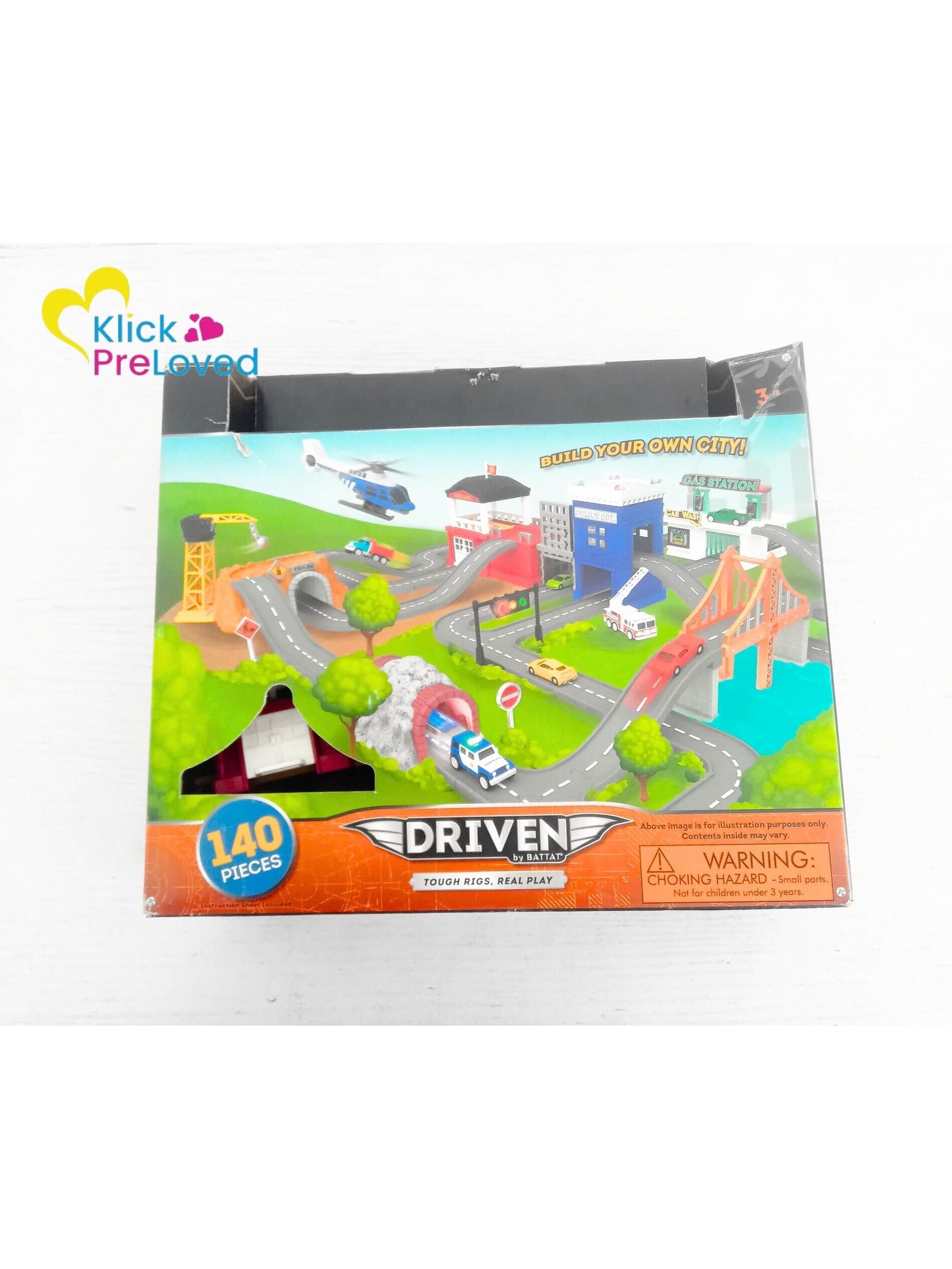 PreLoved Pocket Build-A-City (140pcs) - Driven by Battat (Brand New)