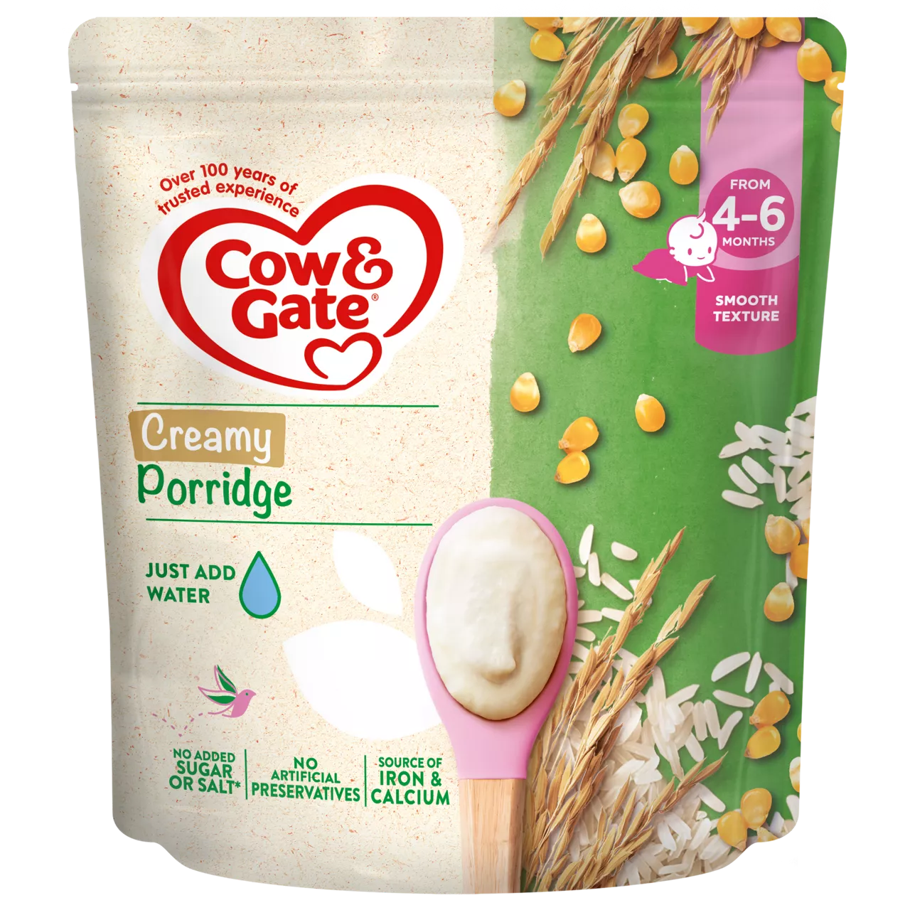 Cow & Gate Creamy Porridge Cereal (from 4-6months onwards) - 125g