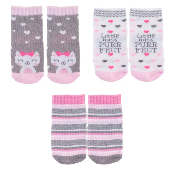 Stephen Joseph Baby Socks Multipack (4 different designs available