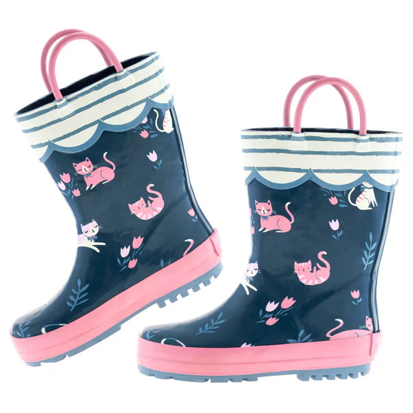 Stephen Joseph Cat Rain Boot (6 sizes available)