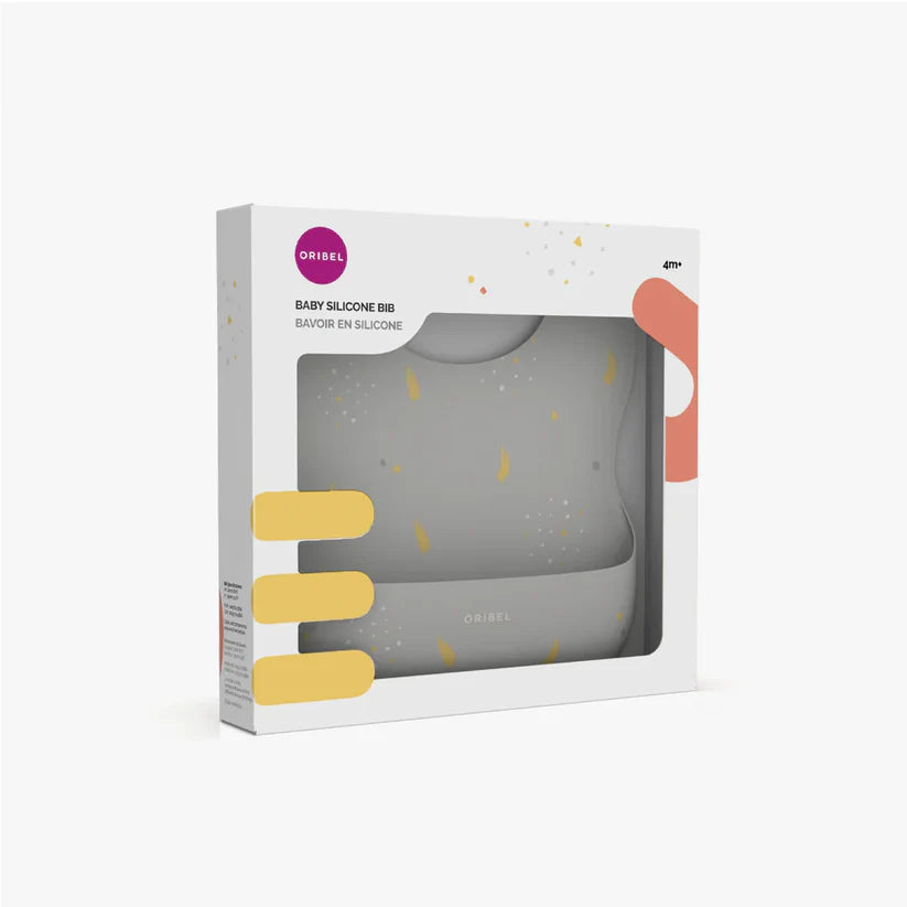 Oribel Baby Silicone Bib (2 colors available)