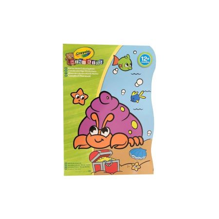 Crayola MiniKids Assorted Shaped Coloring Book for 12months+ (Sea - Farm - Jungle)