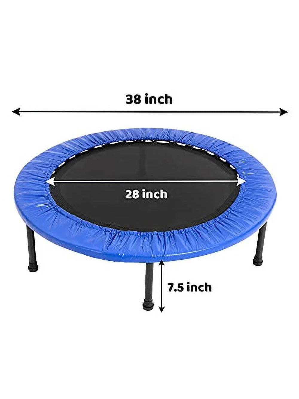 American Fitness Indoor/Outdoor Trampoline (Blue)