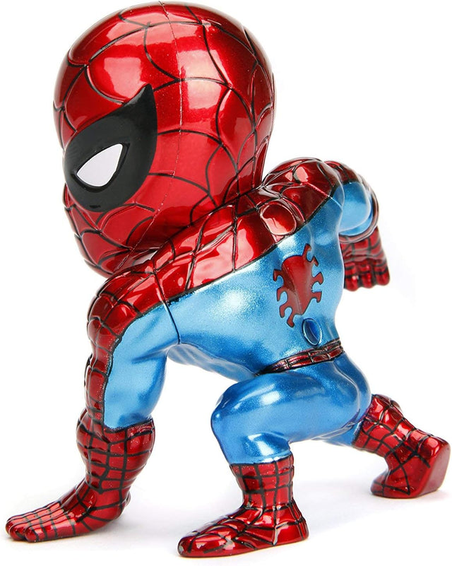 Metals Marvel Classic Spiderman Diecast Collectible Toy Figure, 4"