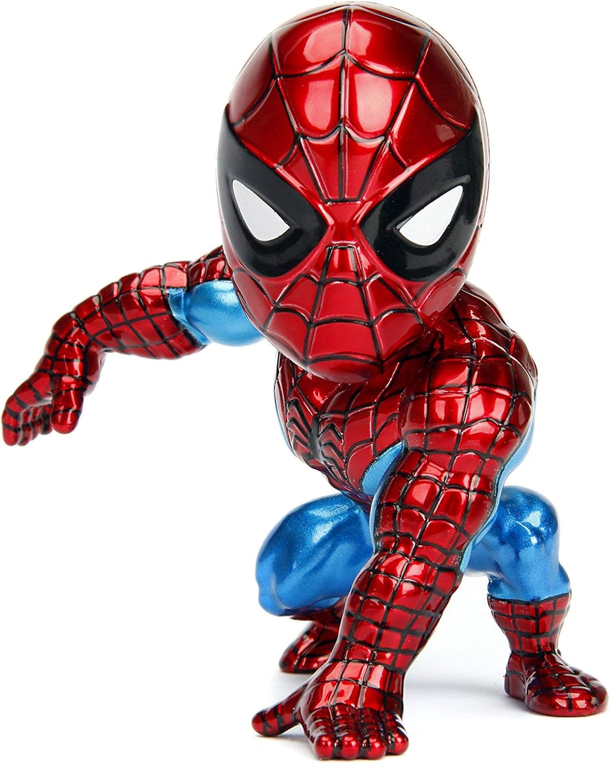 Metals Marvel Classic Spiderman Diecast Collectible Toy Figure, 4"