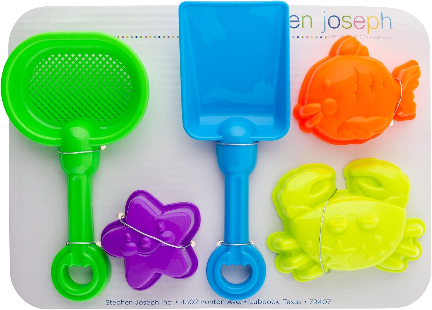 Stephen Joseph Beach Totes with Sand Toy Set (Available in 3 designs)