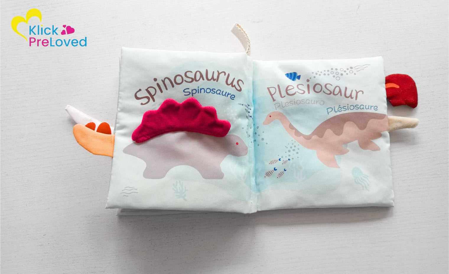 PreLoved Dino Cloth Book (Gently Used)