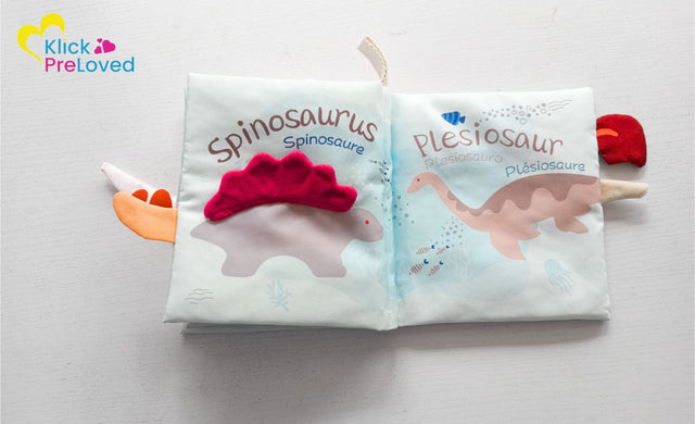 PreLoved Dino Cloth Book (Gently Used)