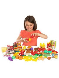Kitchen Corner Play Food Set 120 Pieces