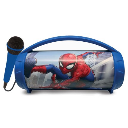 Spiderman Boombox Speaker with Microphone