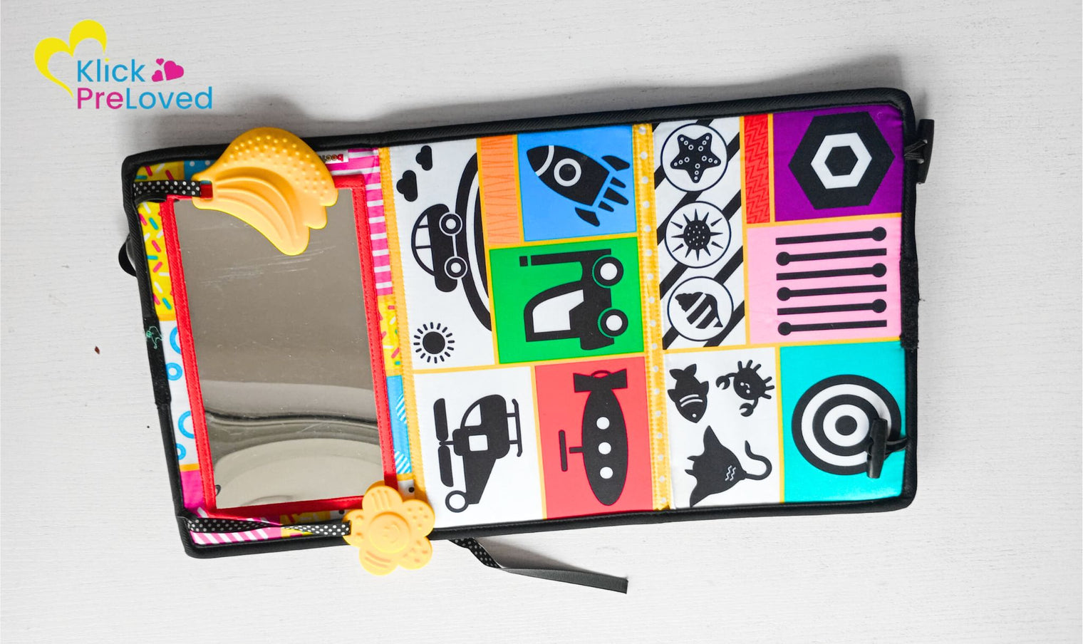 PreLoved Tummy Time Sensory Floor Baby Mirror (Gently Used)