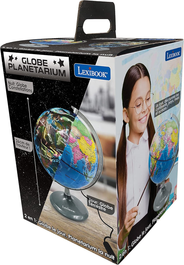 LexiBook Luminous Globe Planetarium-10''(26cm)