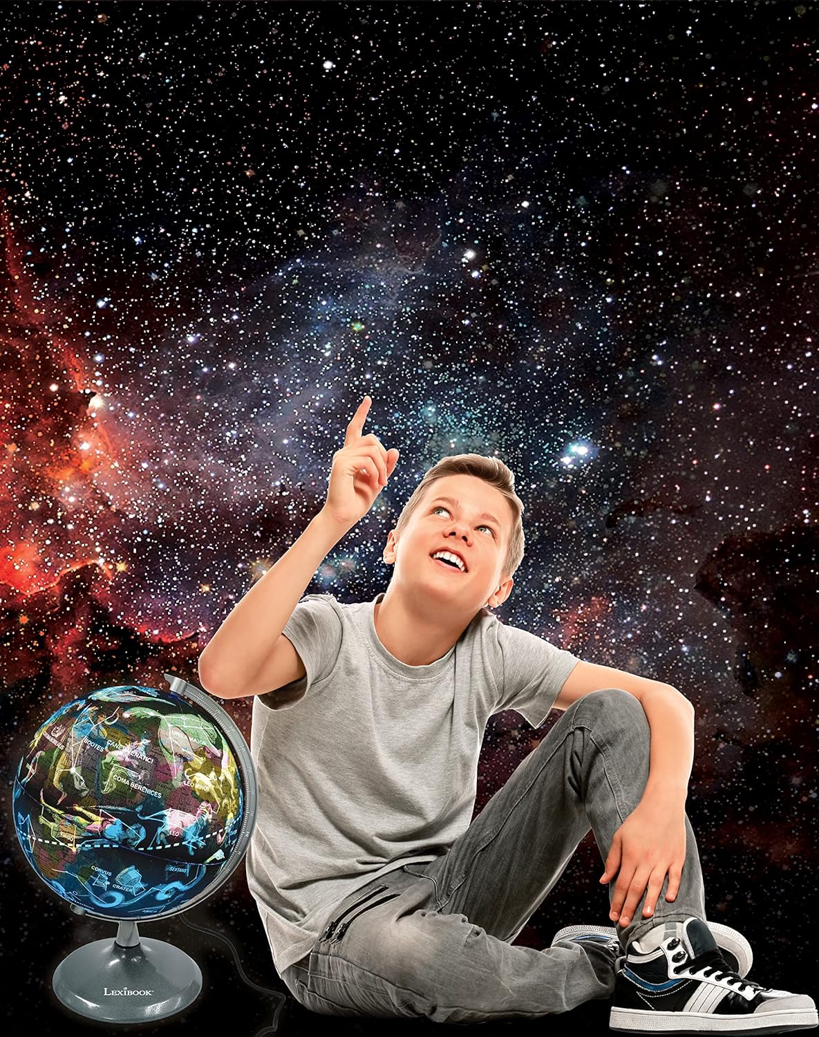 LexiBook Luminous Globe Planetarium-10''(26cm)