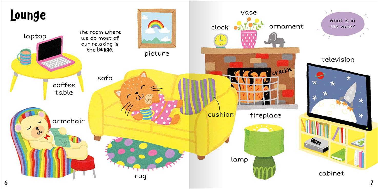 100+ First Words Home - Miles Kelly (Paperback)