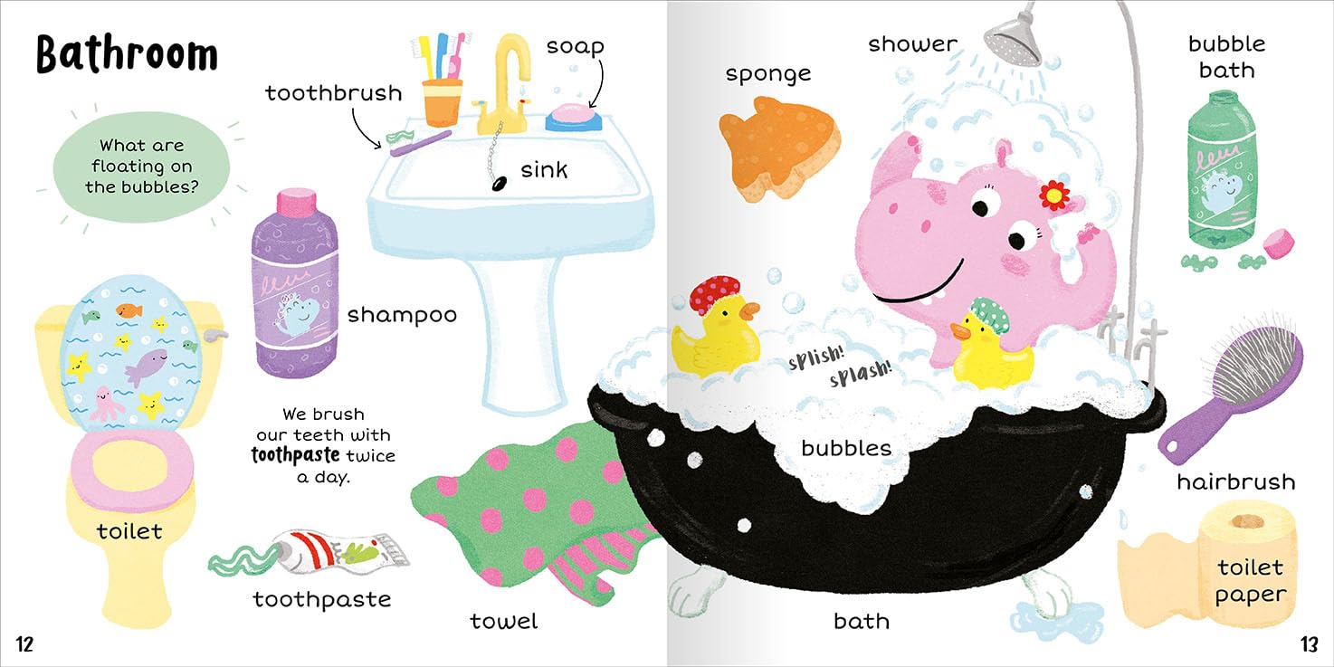 100+ First Words Home - Miles Kelly (Paperback)