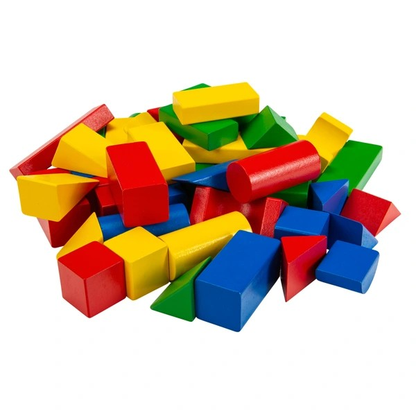 Squirrel Play 50 Piece Wooden Building Blocks