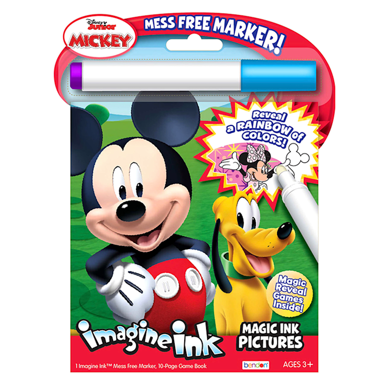 Disney Junior 10-page Mickey Imagine Ink Game Book