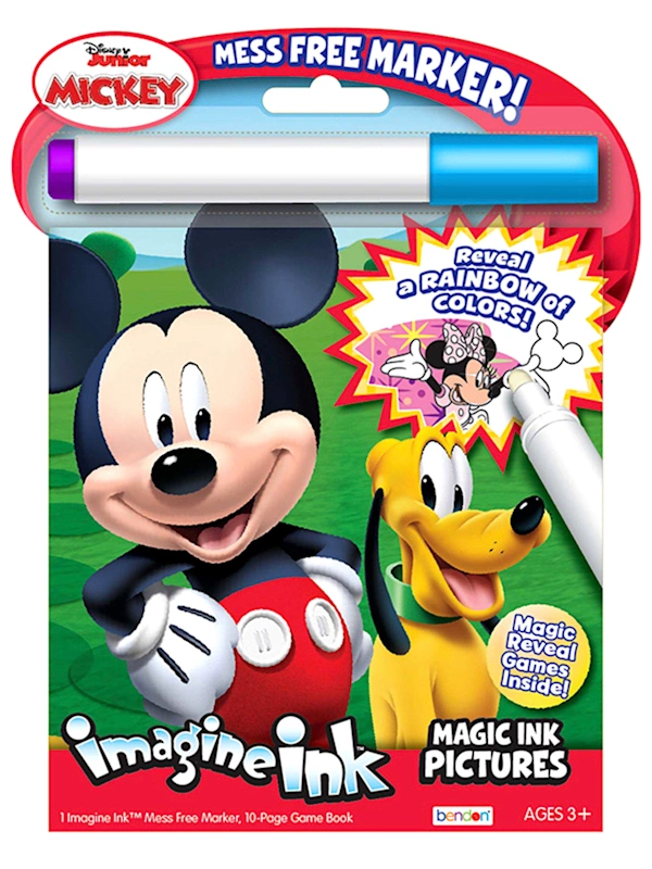 Disney Junior 10-page Mickey Imagine Ink Game Book