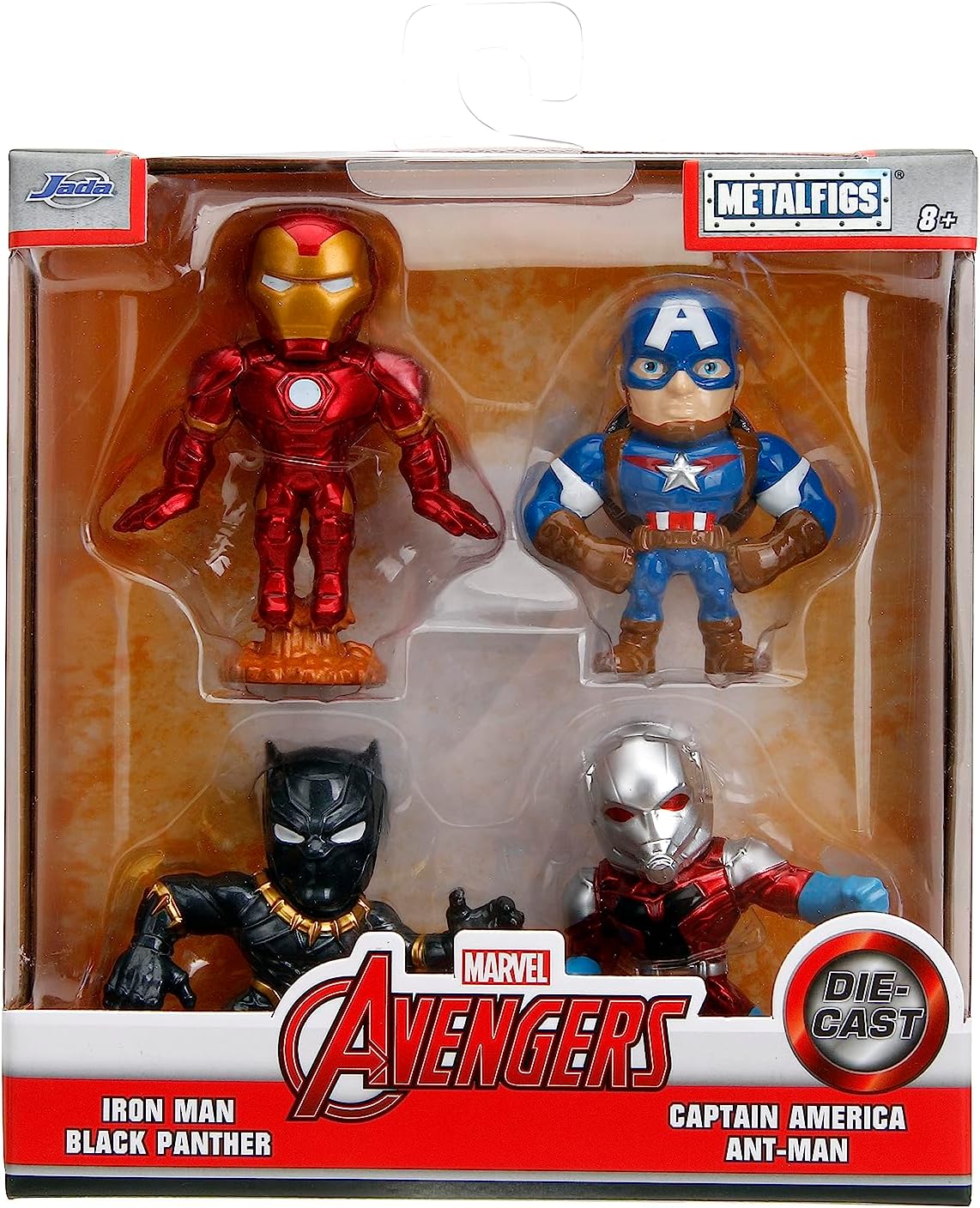 Marvel Avengers 4-Pack Die-Cast Collectible Figures for Kids