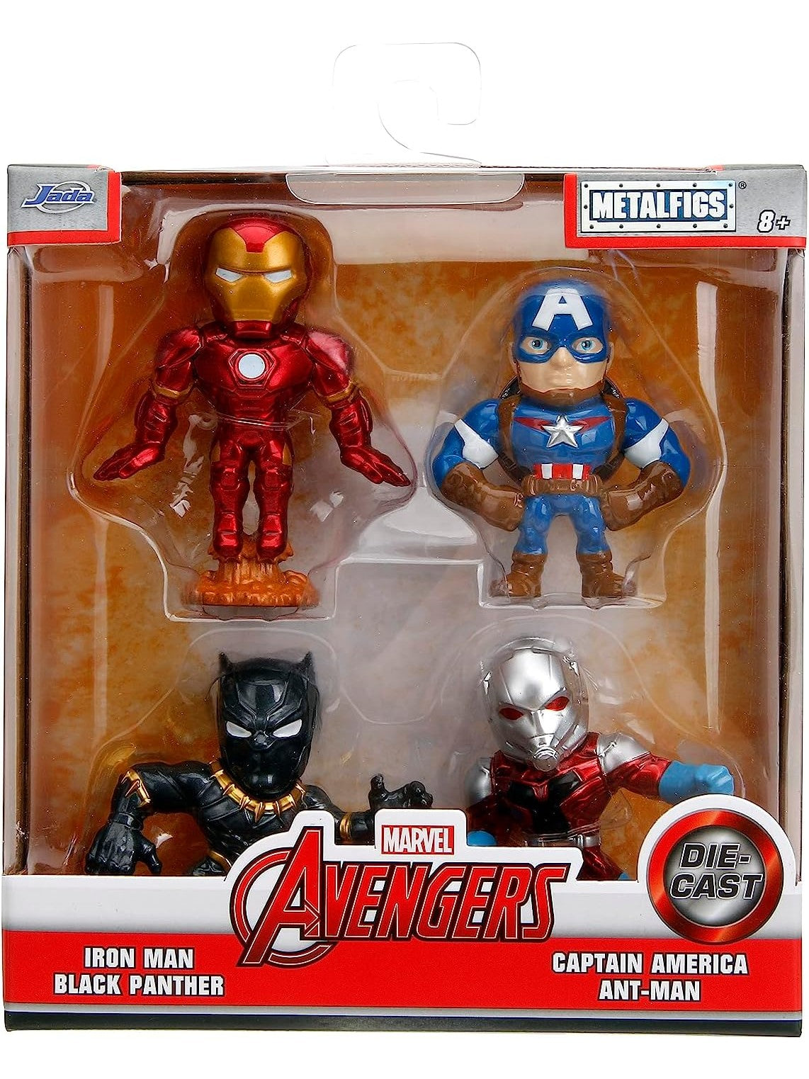 Marvel Avengers 4-Pack Die-Cast Collectible Figures for Kids