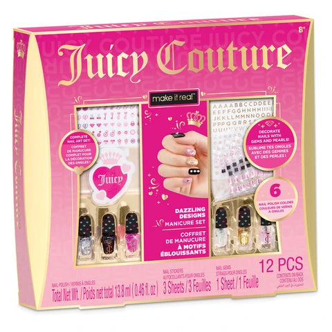 Juicy Couture Make it Real Dazzling Designs Nail Kit 12pcs