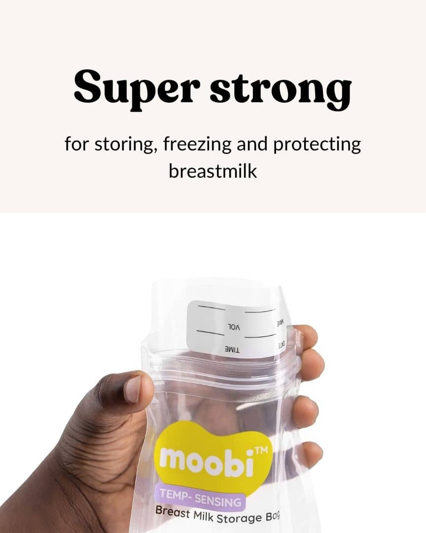 Moobi Temp Sensing Milk Storage Bag 60z/180ml BPA/BPS Free - 30pcs