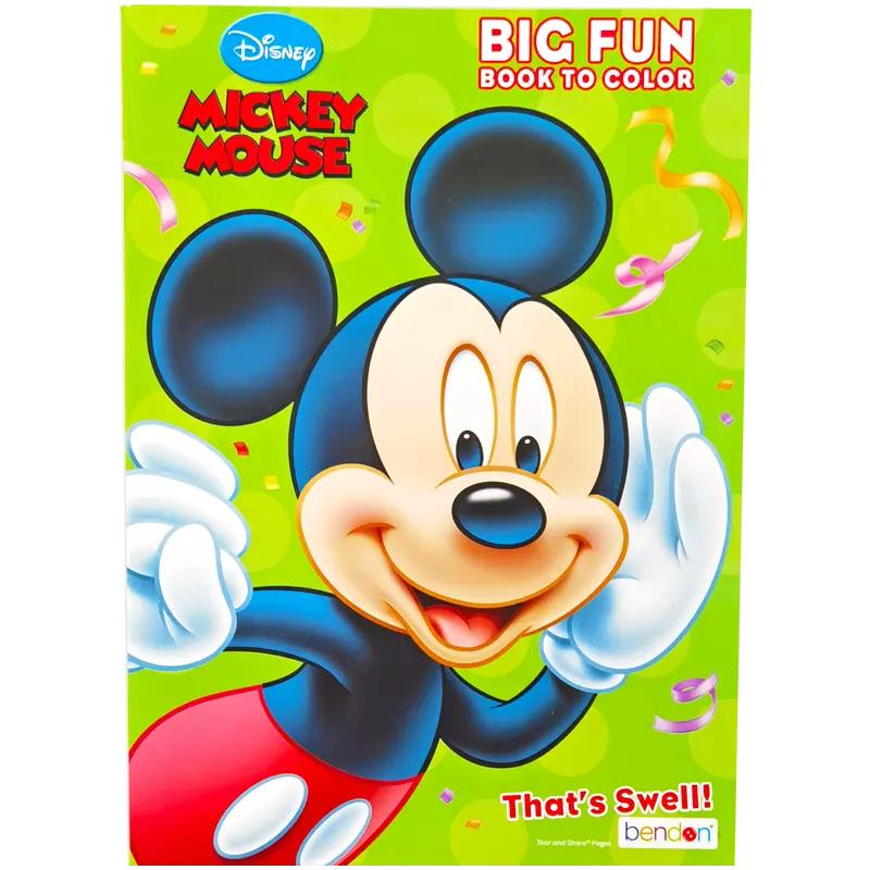 Mickey Mouse Big Fun Book to Color - That's Swell