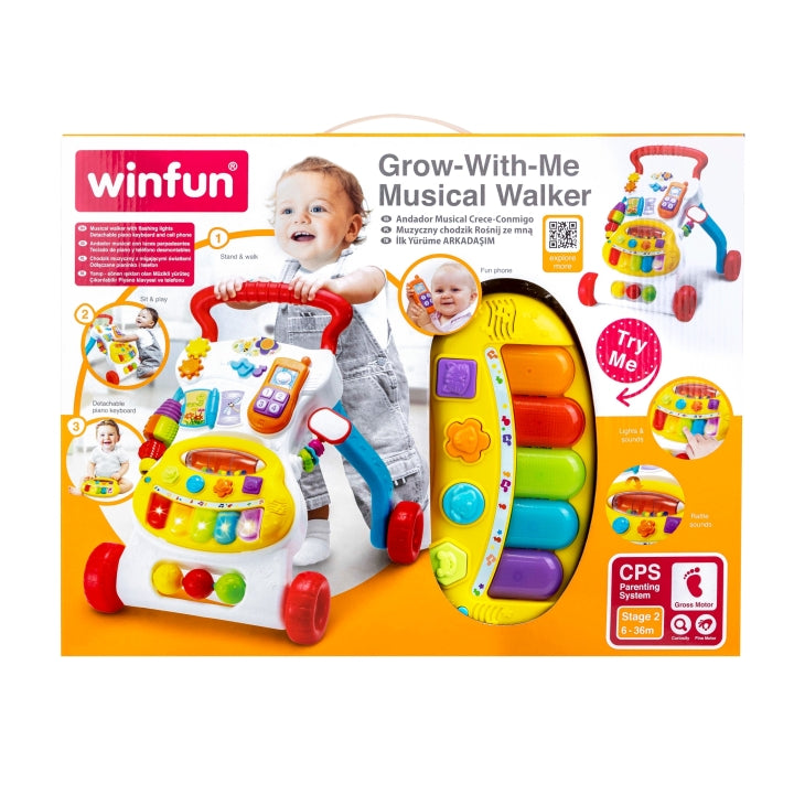Grow-With-Me Musical Walker