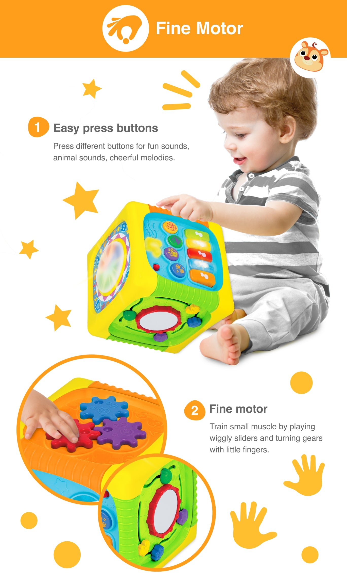 Music Fun Activity Cube