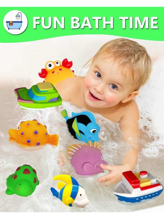 Sea Bathtime Toys for Babies 6m+