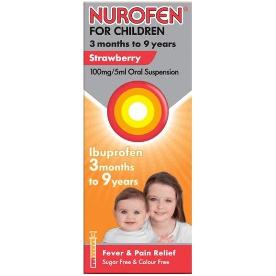 NUROFEN FOR CHILD 100ML (S/BERRY FLAVOUR