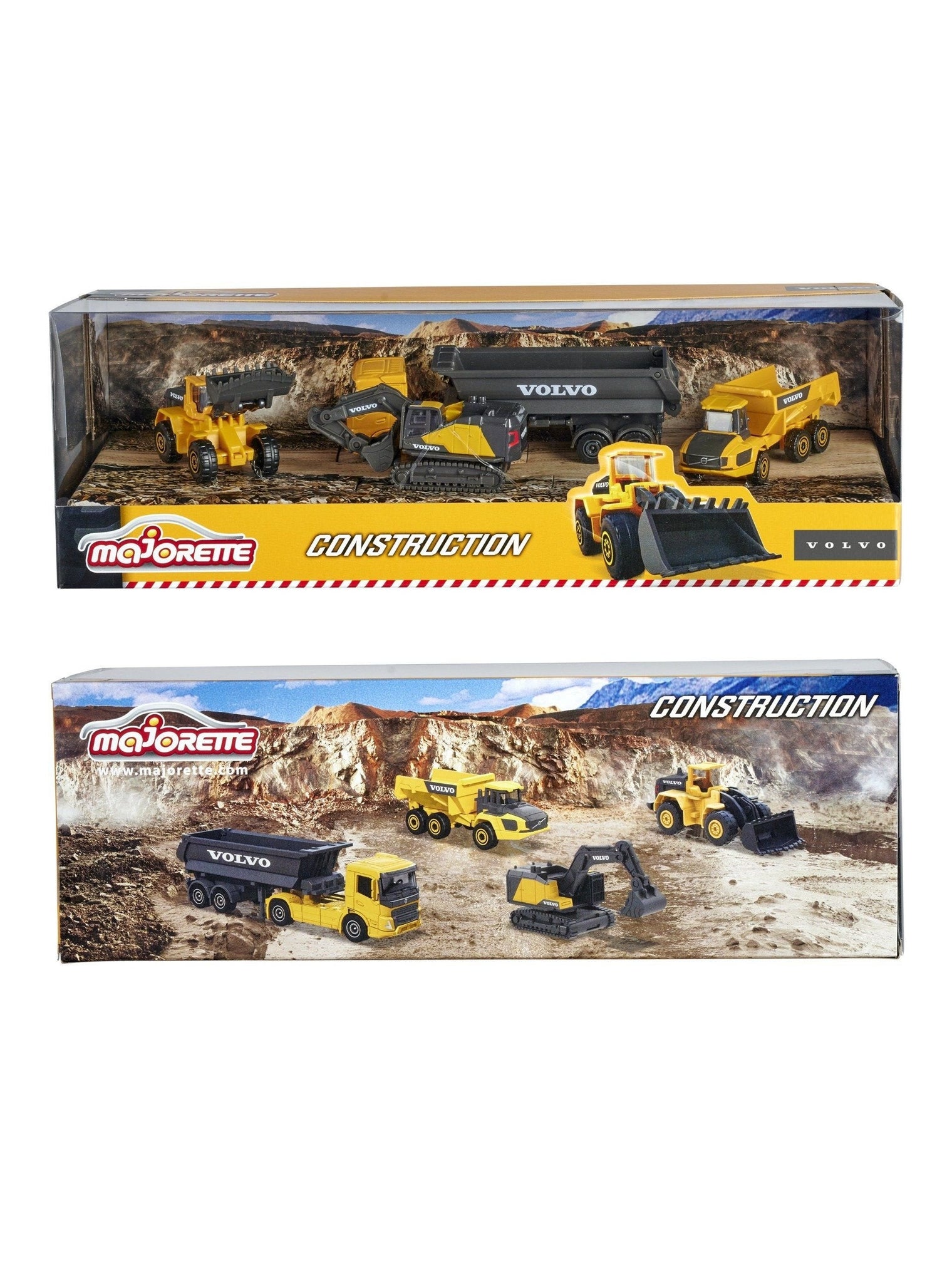 Majorette Volvo Construction 4 Pieces Giftpack