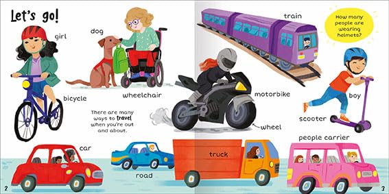 100+ First Words Out and About - Miles Kelly (Paperback)