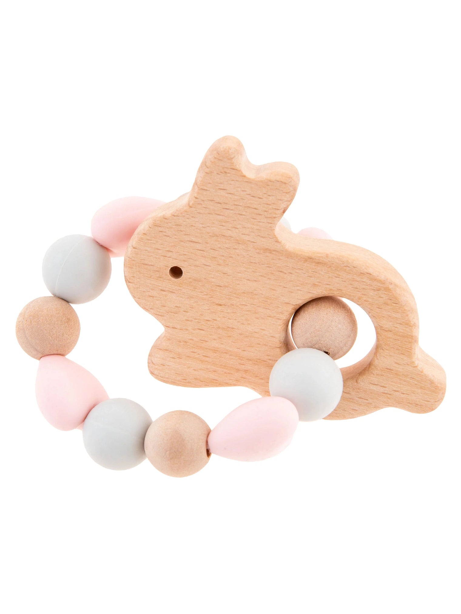 Stephen Joseph Silicone Teether with Pouch (Available in 4 different designs)