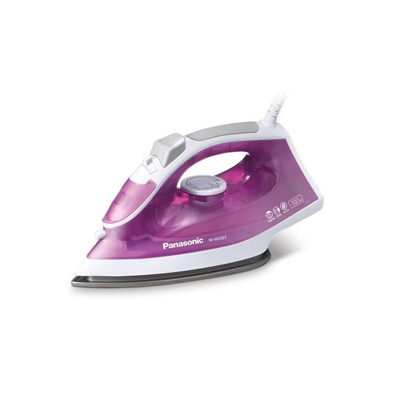Panasonic 1550W Steam Iron, Tough, Smooth Ironing, Advanced Titanium Coated Soleplate