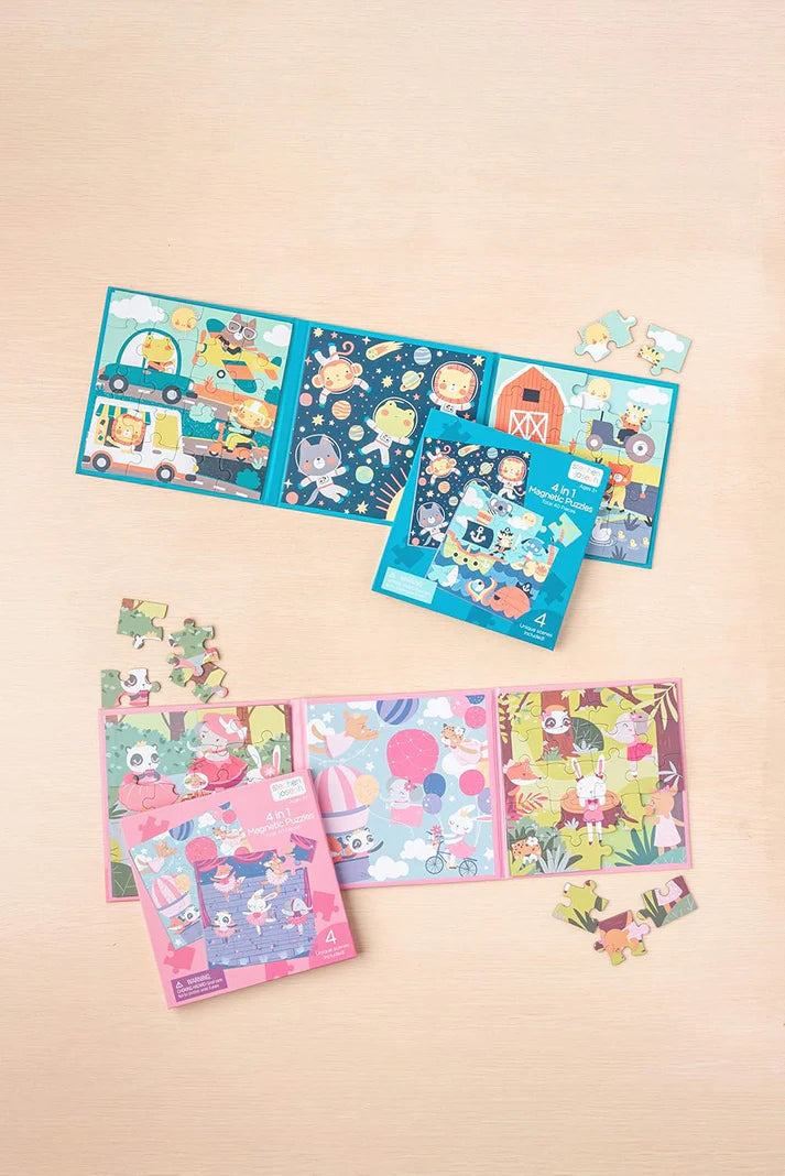 4 In 1 Magnetic Puzzle Book