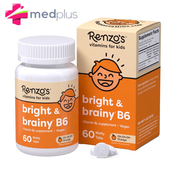 RENZO'S KIDS BRIGHT & BRAINY B6 *60TABS