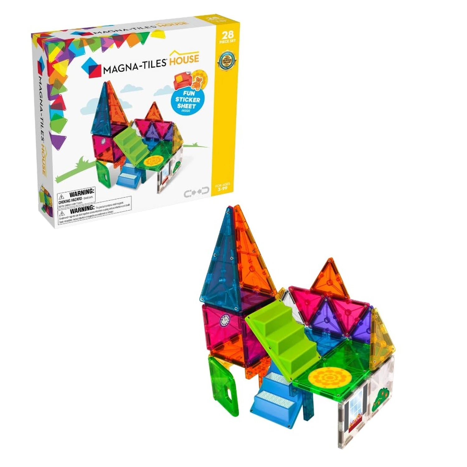 MAGNA - TILES house - 28 pieces Magnetic Construction Set