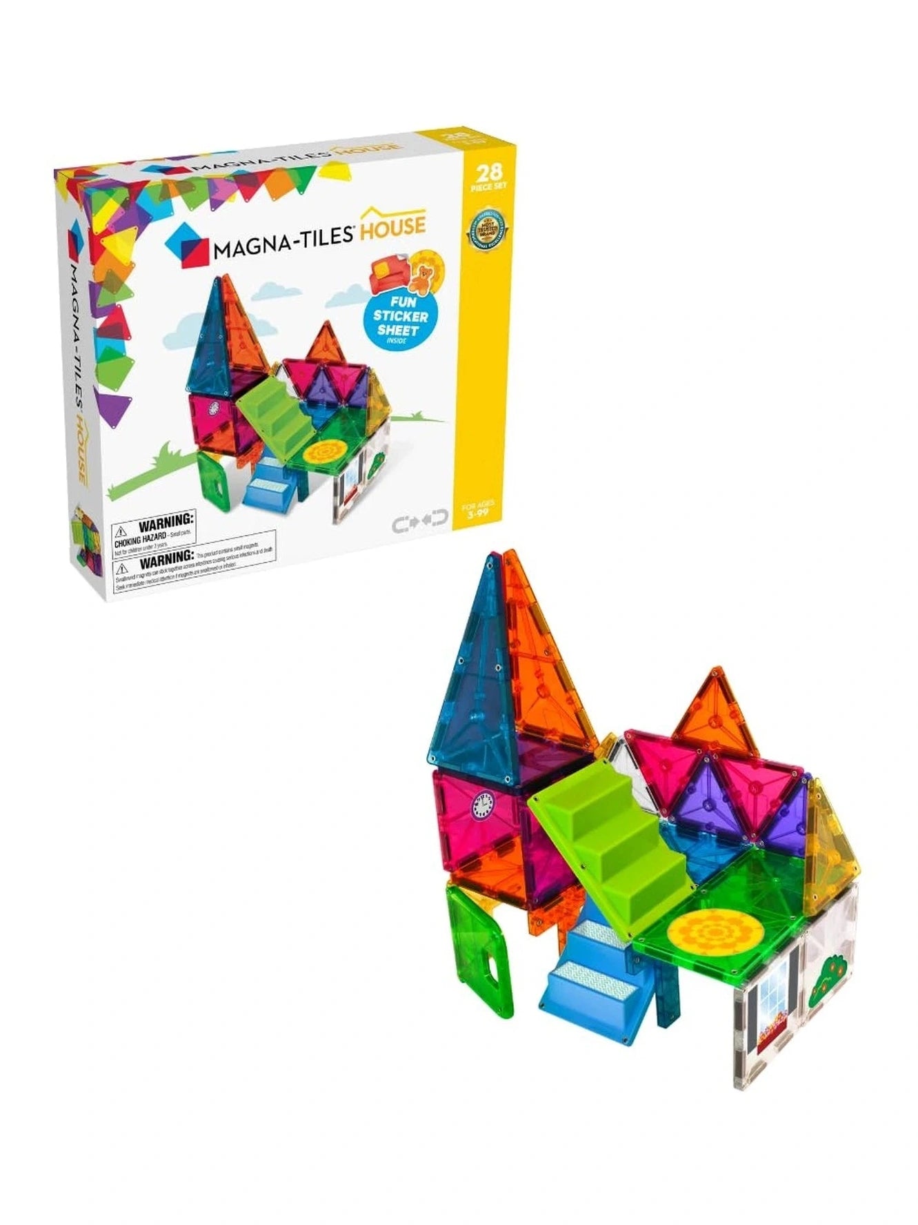 MAGNA - TILES house - 28 pieces Magnetic Construction Set