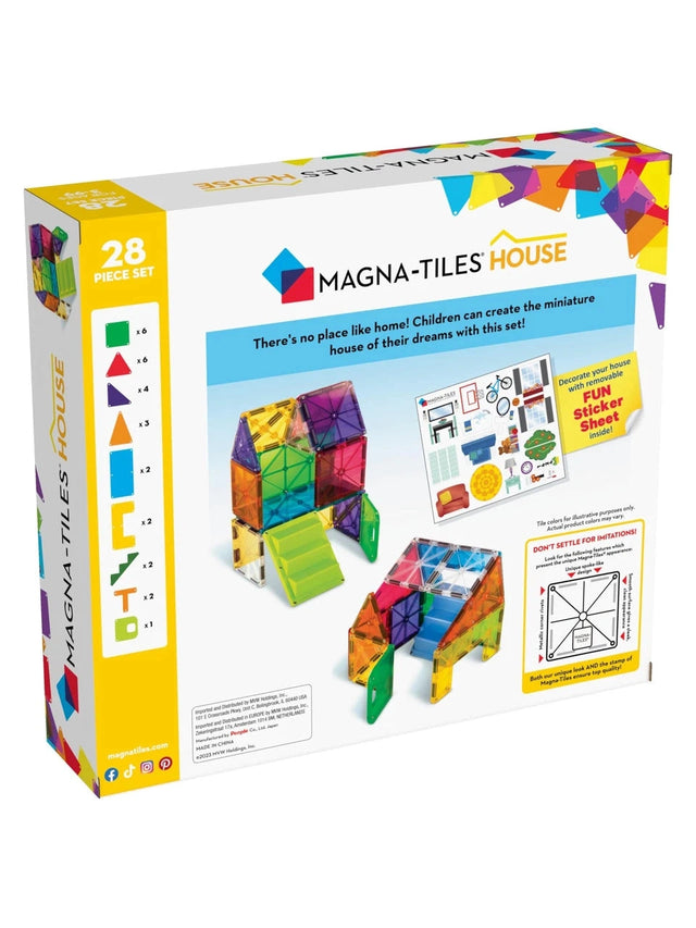 MAGNA - TILES house - 28 pieces Magnetic Construction Set