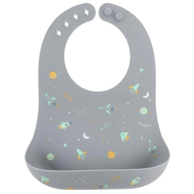 Stephen Joseph All Over Print Silicone Bib (Available in 6 different designs)